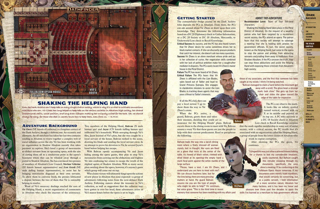 Pathfinder: Dark Archive Sketch Edition (2E) (Remaster) - Out of Play