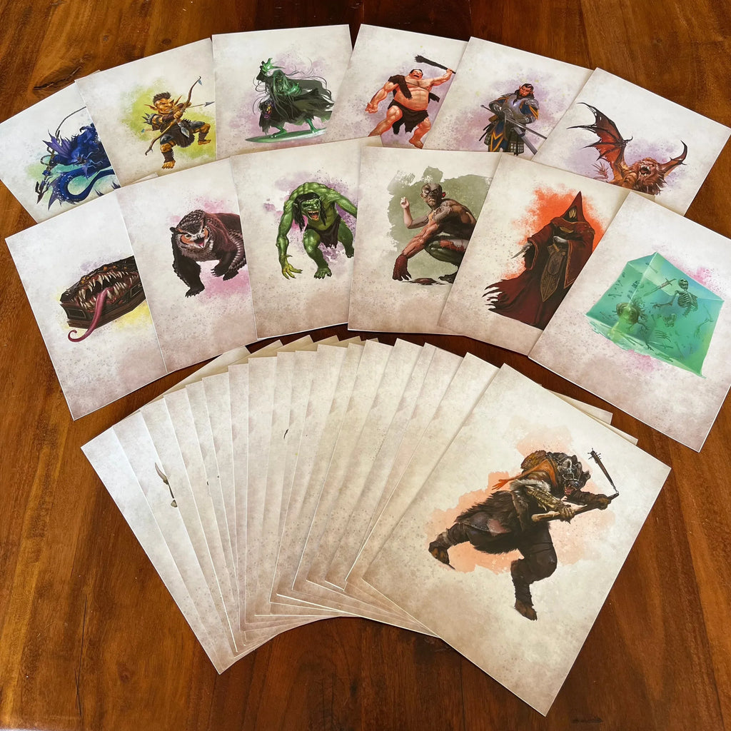 Encounter Cards (D&D) - Challenge Rating 0-6 PACK 1 - Out of Play