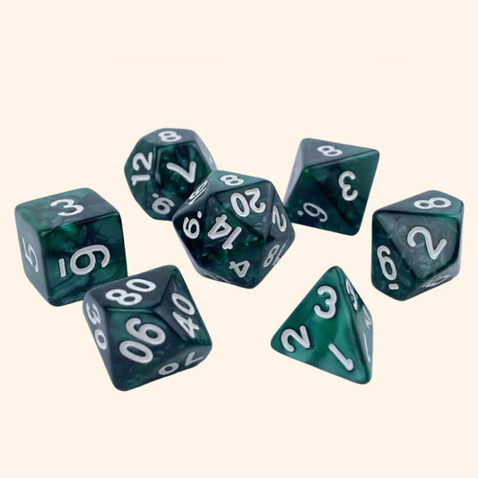 Pearly Dream Dice Collection - Out of Play Board Game Accessories