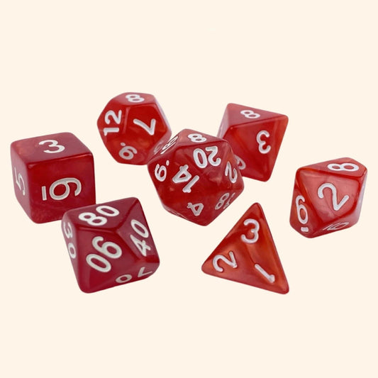 Pearly Dream Dice Collection - Out of Play Board Game Accessories