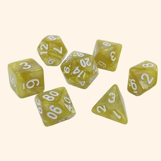 Pearly Dream Dice Collection - Out of Play Board Game Accessories