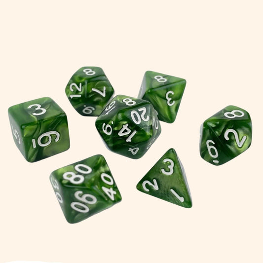 Pearly Dream Dice Collection - Out of Play Board Game Accessories