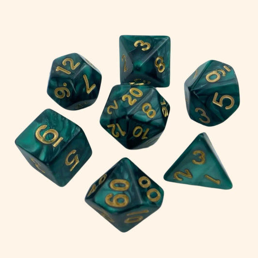 Pearly Dream Dice Collection - Out of Play Board Game Accessories