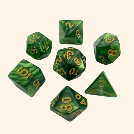 Pearly Dream Dice Collection - Out of Play Board Game Accessories