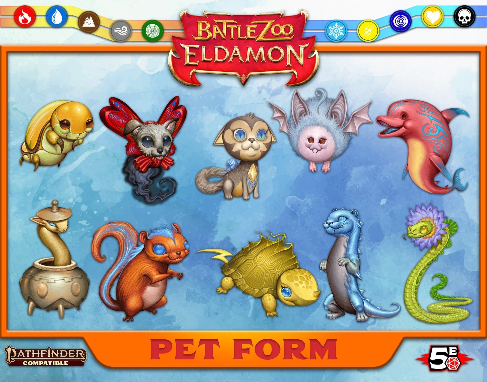 Battlezoo Eldamon Hardcover & PDF Roll For Combat