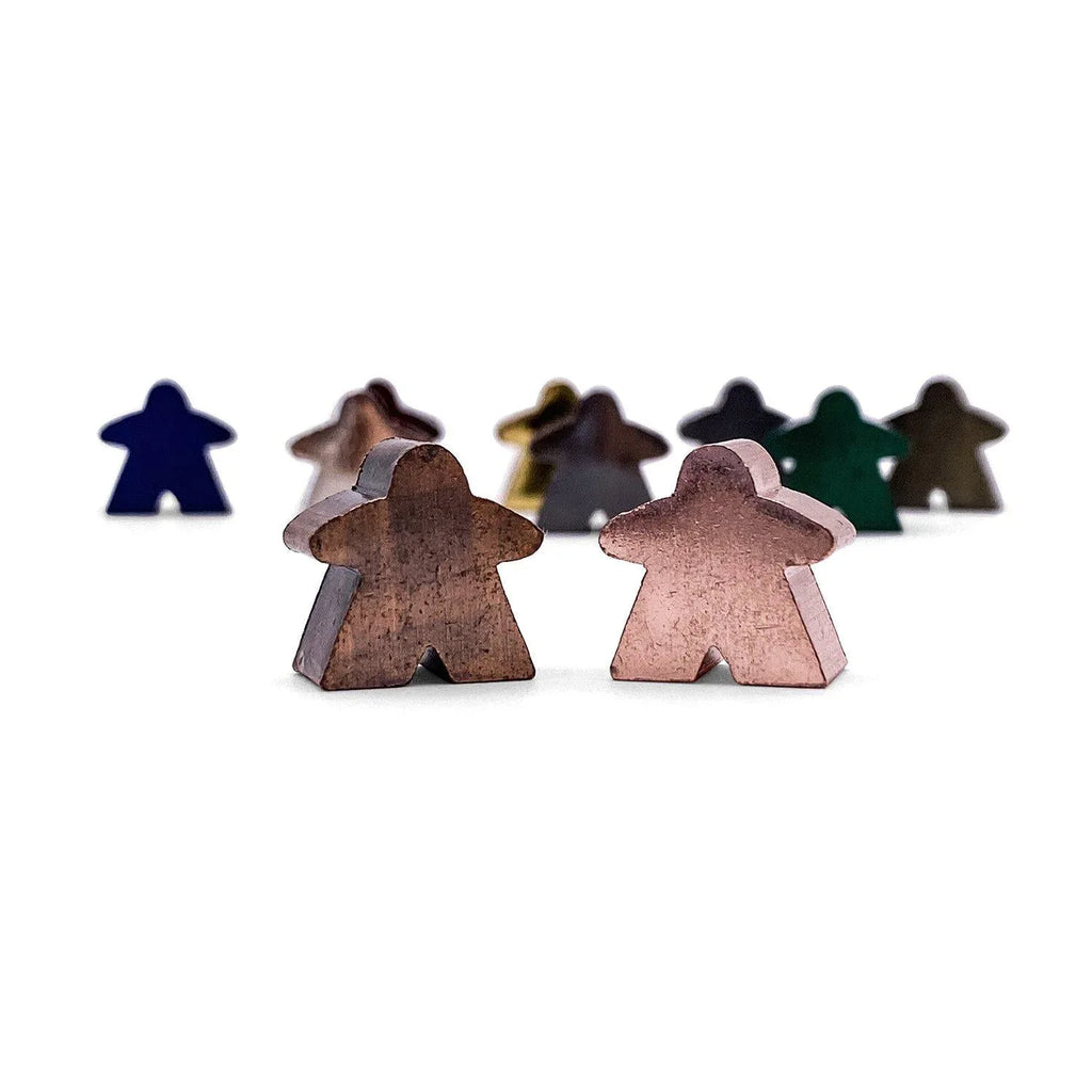 10 Pack of Metal Meeples (Random Colors) - Out of Play