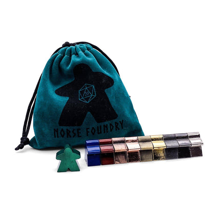 10 Pack of Metal Meeples (Random Colors)