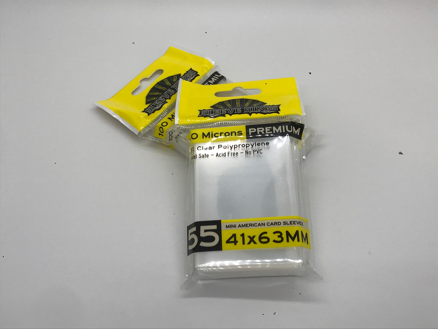 Premium Mini American Card Sleeves (41x63mm) 55 Pack, 100 Micron, SKS-9901 sleevekings