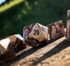 Picture Jasper - 7 Piece RPG Set Gemstone Dice - Out of Play