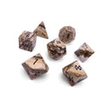 Picture Jasper - 7 Piece RPG Set Gemstone Dice - Out of Play