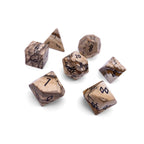 Picture Jasper - 7 Piece RPG Set Gemstone Dice - Out of Play