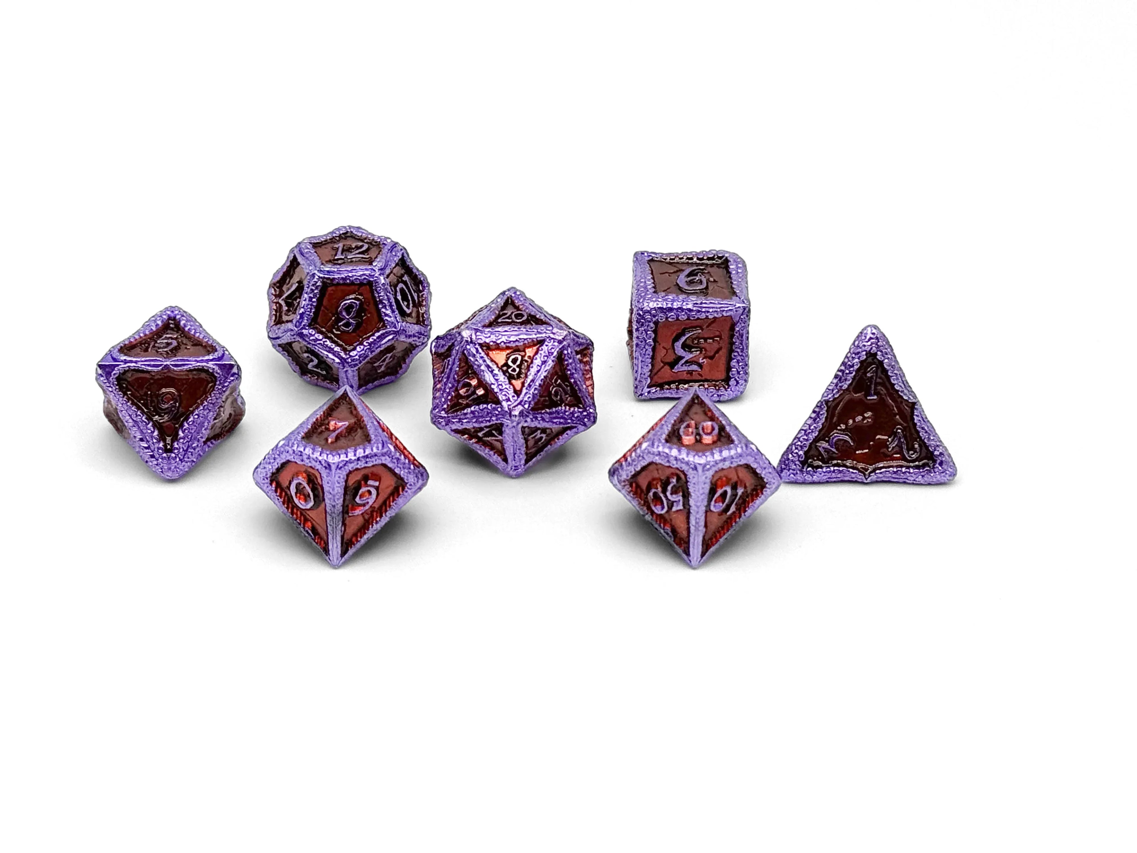 Pirate Dice - Davy Jones Locker 7 Piece RPG set Alloy Metal Dice