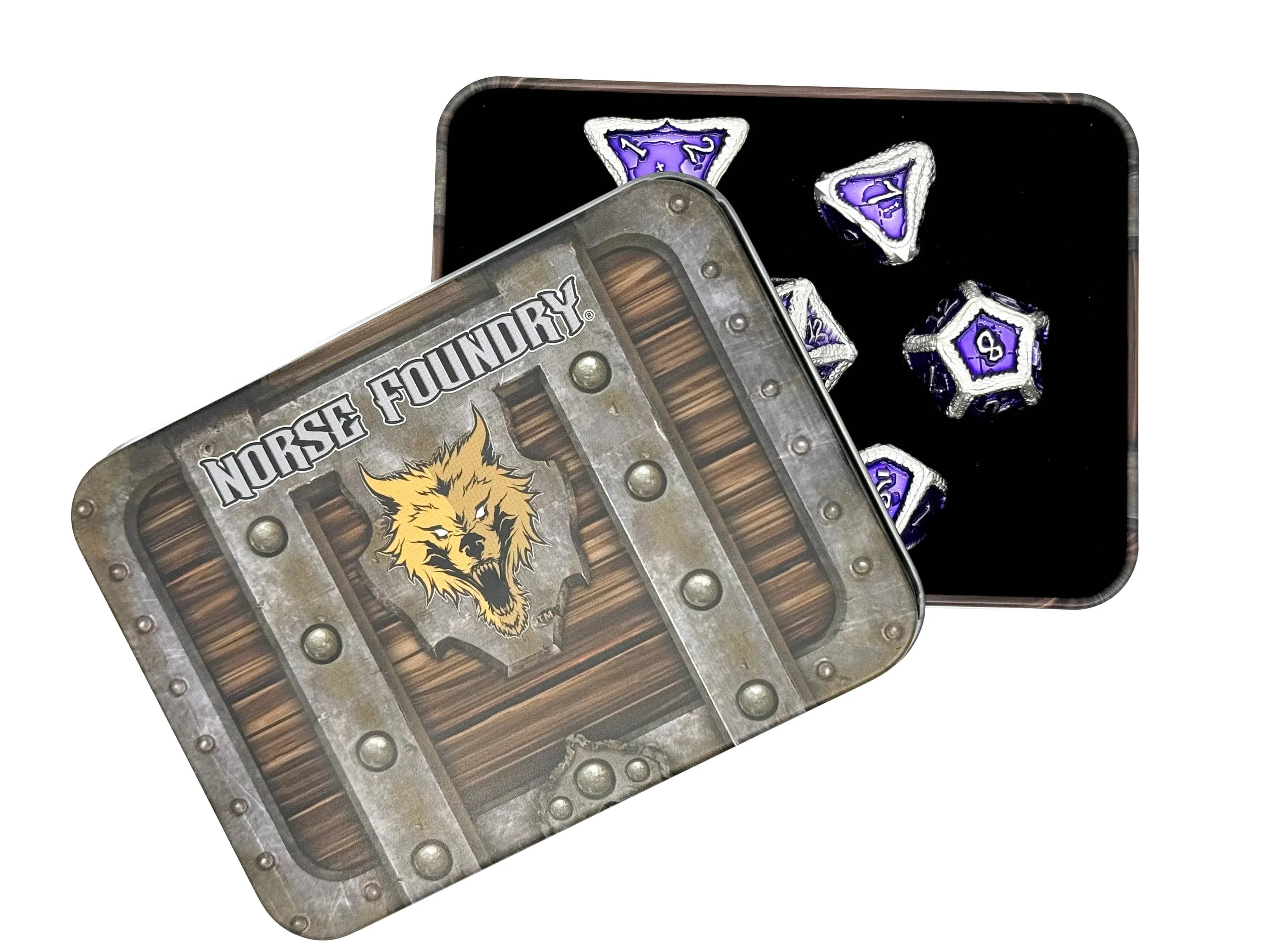 Pirate Dice - Parley 7 Piece RPG set Alloy Metal Dice - Out of Play