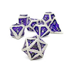 Pirate Dice - Parley 7 Piece RPG set Alloy Metal Dice - Out of Play