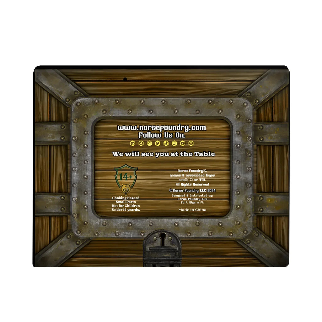 Pirate Dice - Parley 7 Piece RPG set Alloy Metal Dice - Out of Play