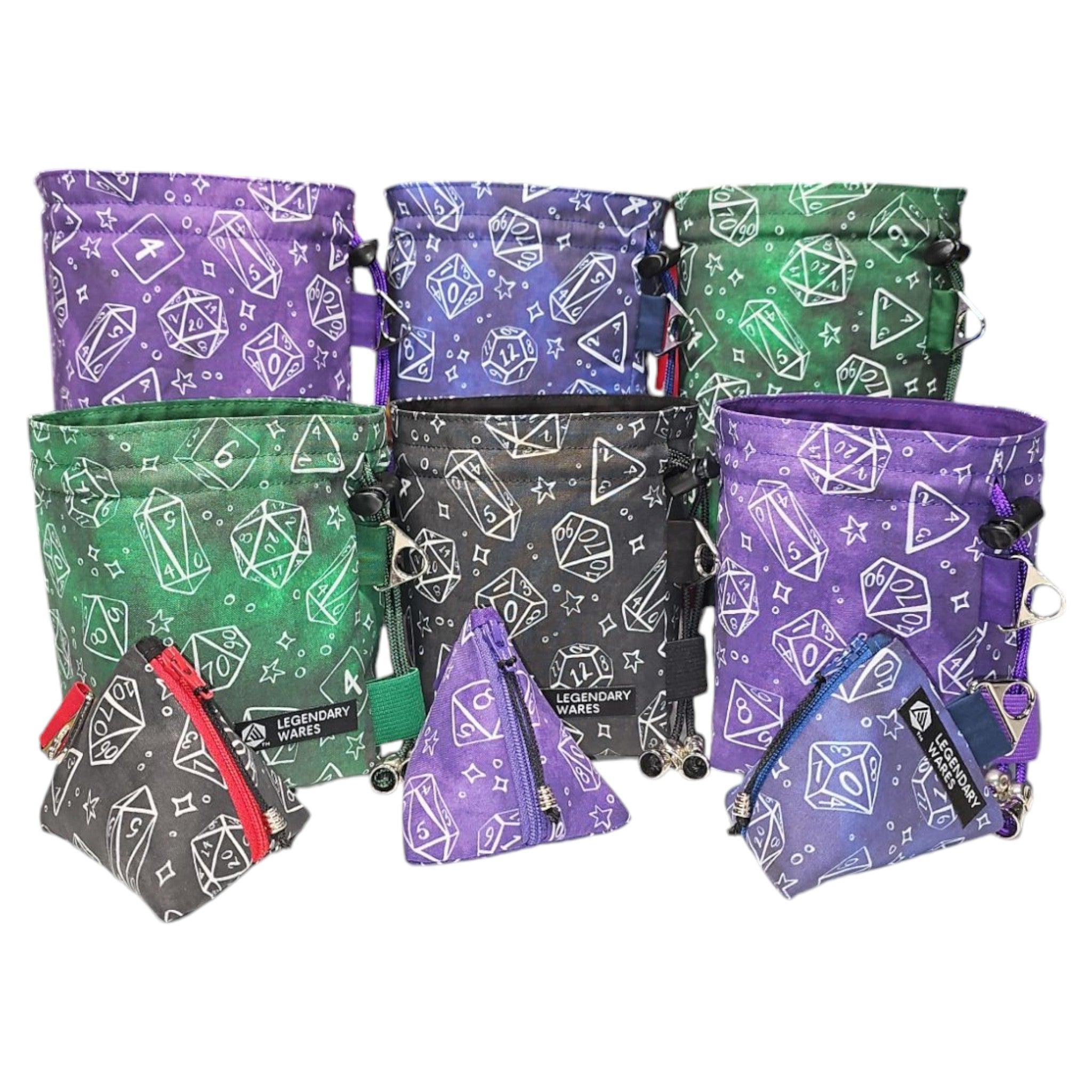 Polyhedral Magic Dice Bags - Out of Play