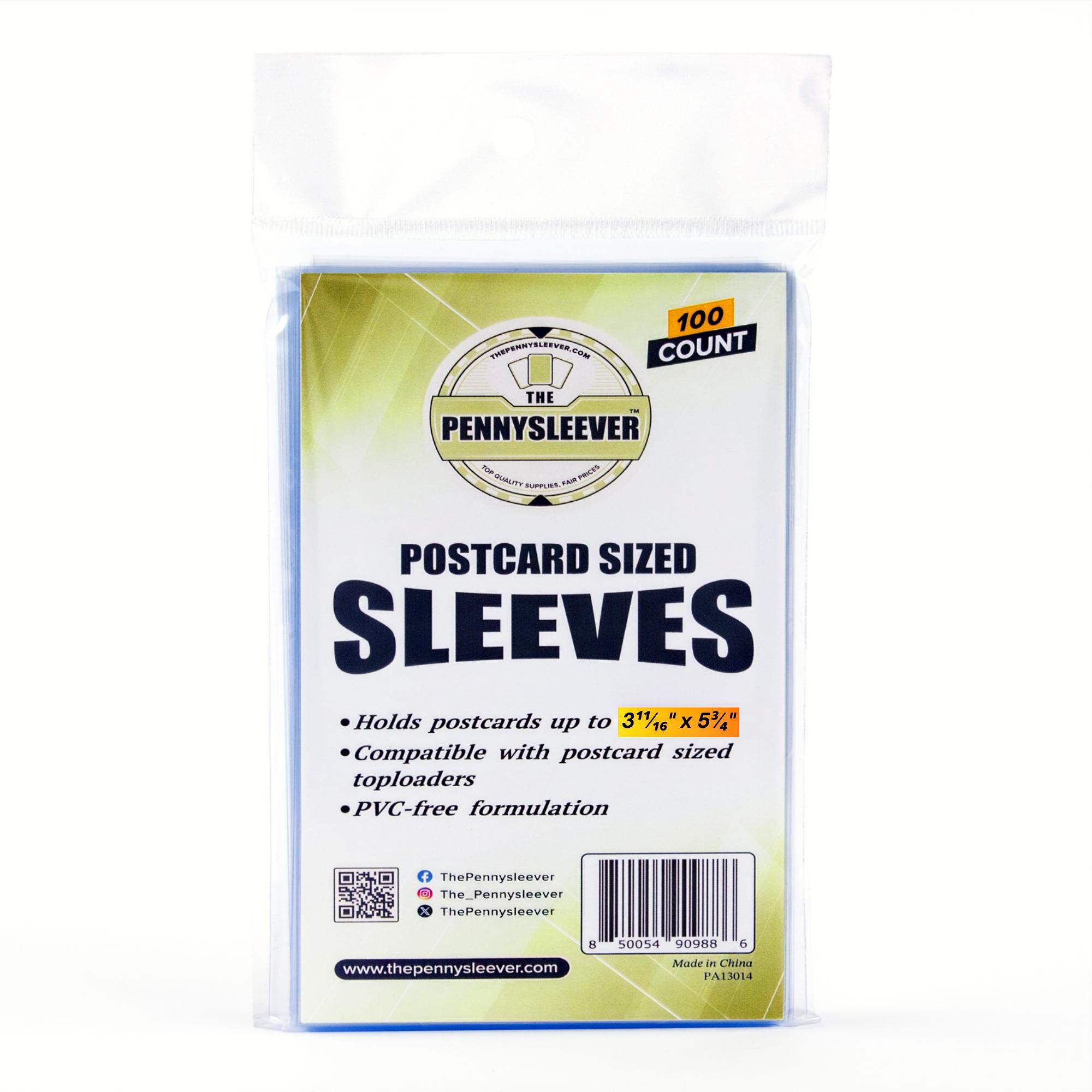 Postcard Sized Sleeves (100 count)