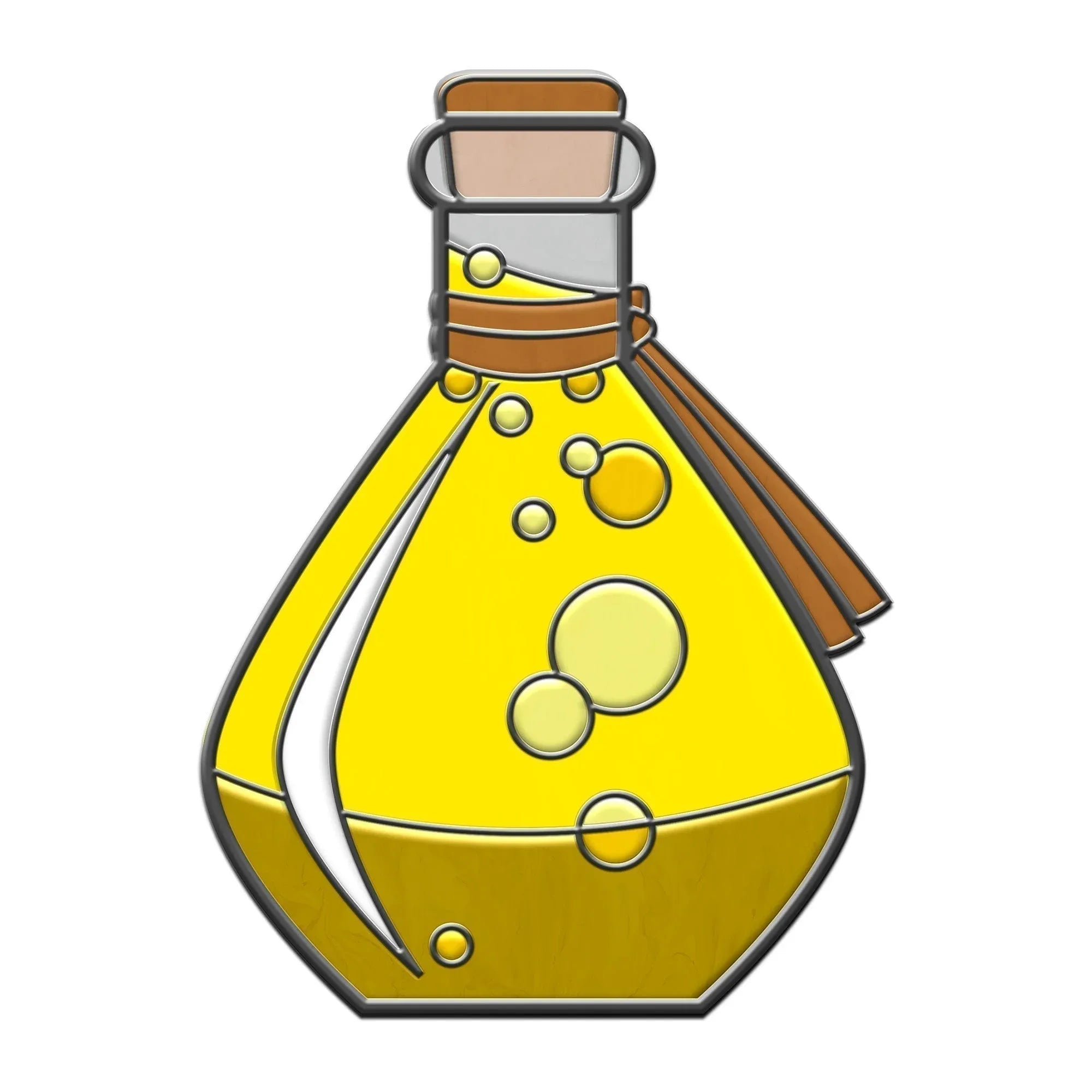 Potion Bottle - Hard Enamel Adventure Dice Pin Metal by Norse Foundry - Out of Play