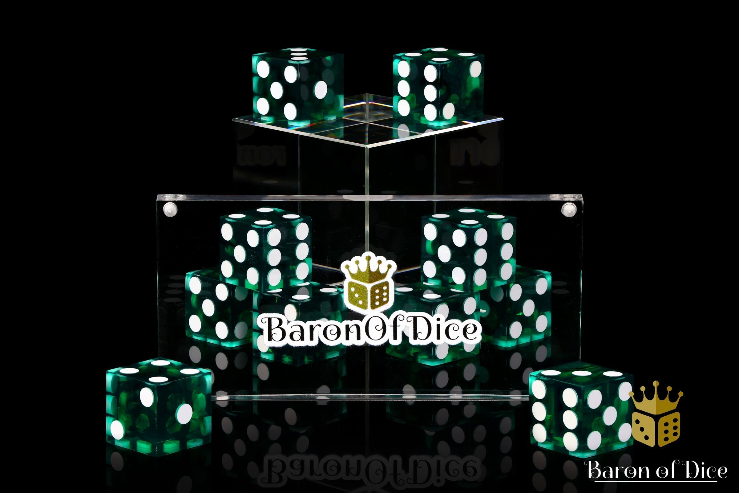 Precision Dice - Green - Out of Play