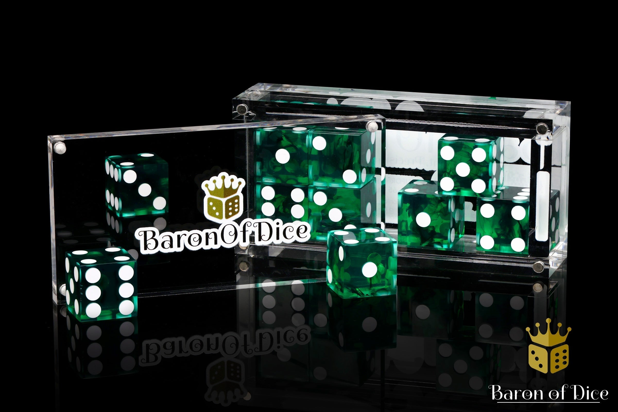 Precision Dice - Green - Out of Play