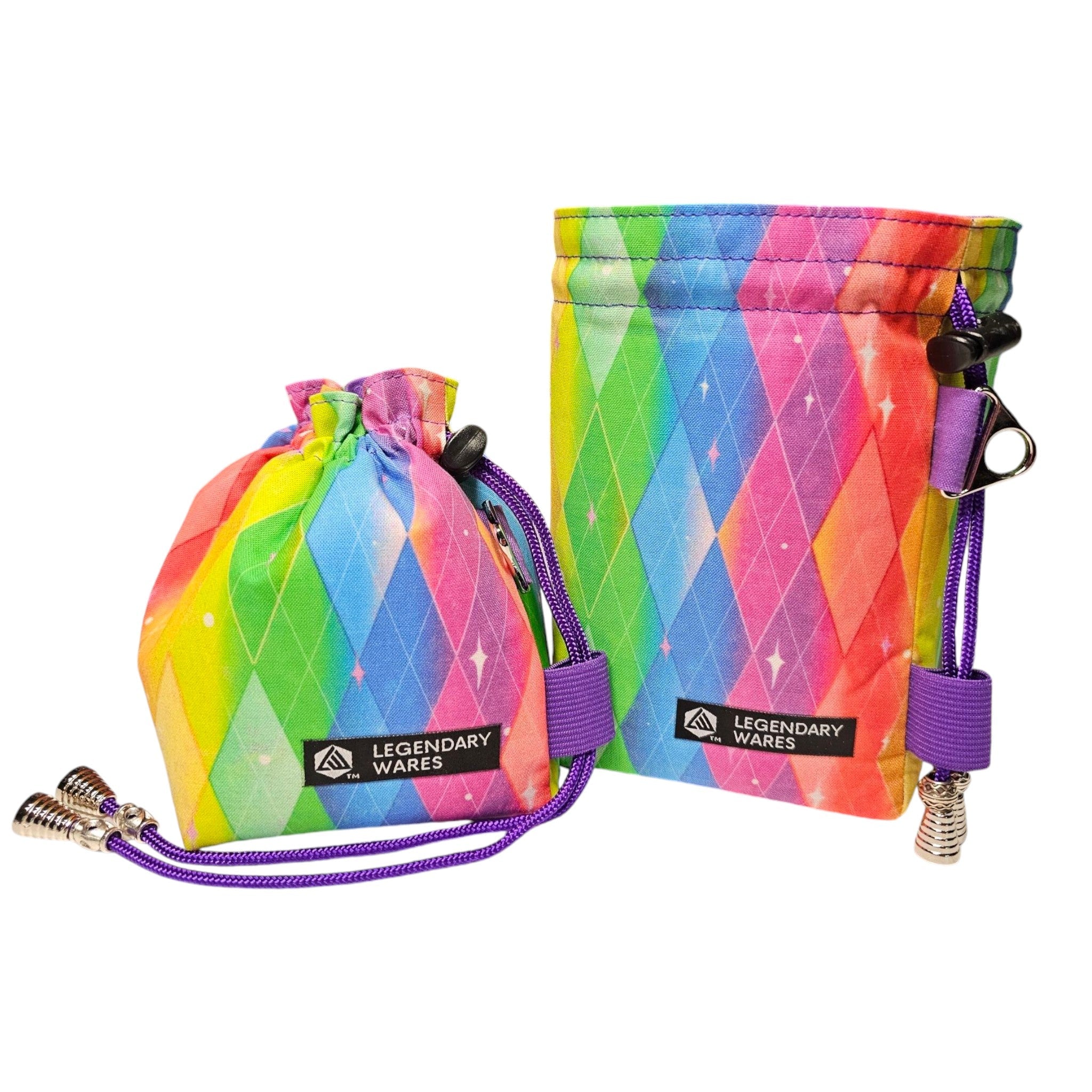 Argyle Rainbow Dice Bags - Out of Play