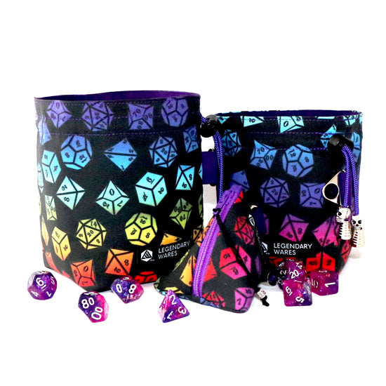 Rainbow Pride Dice Bags - Out of Play