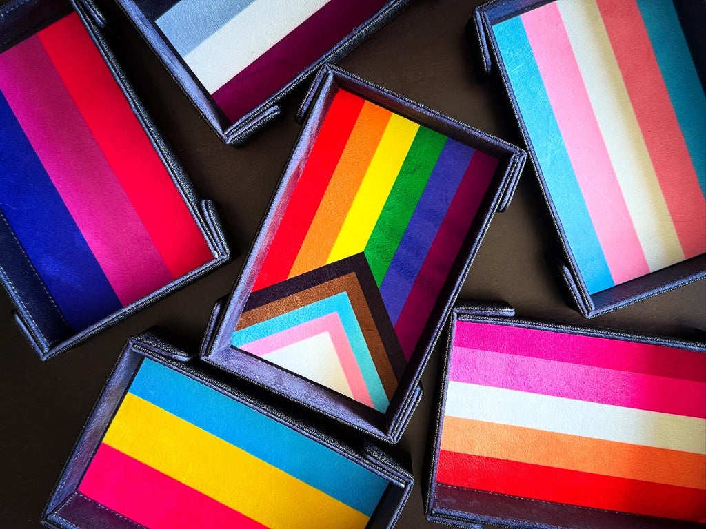 Pride Dice Tray of Folding™ Magnetic - BiSexual