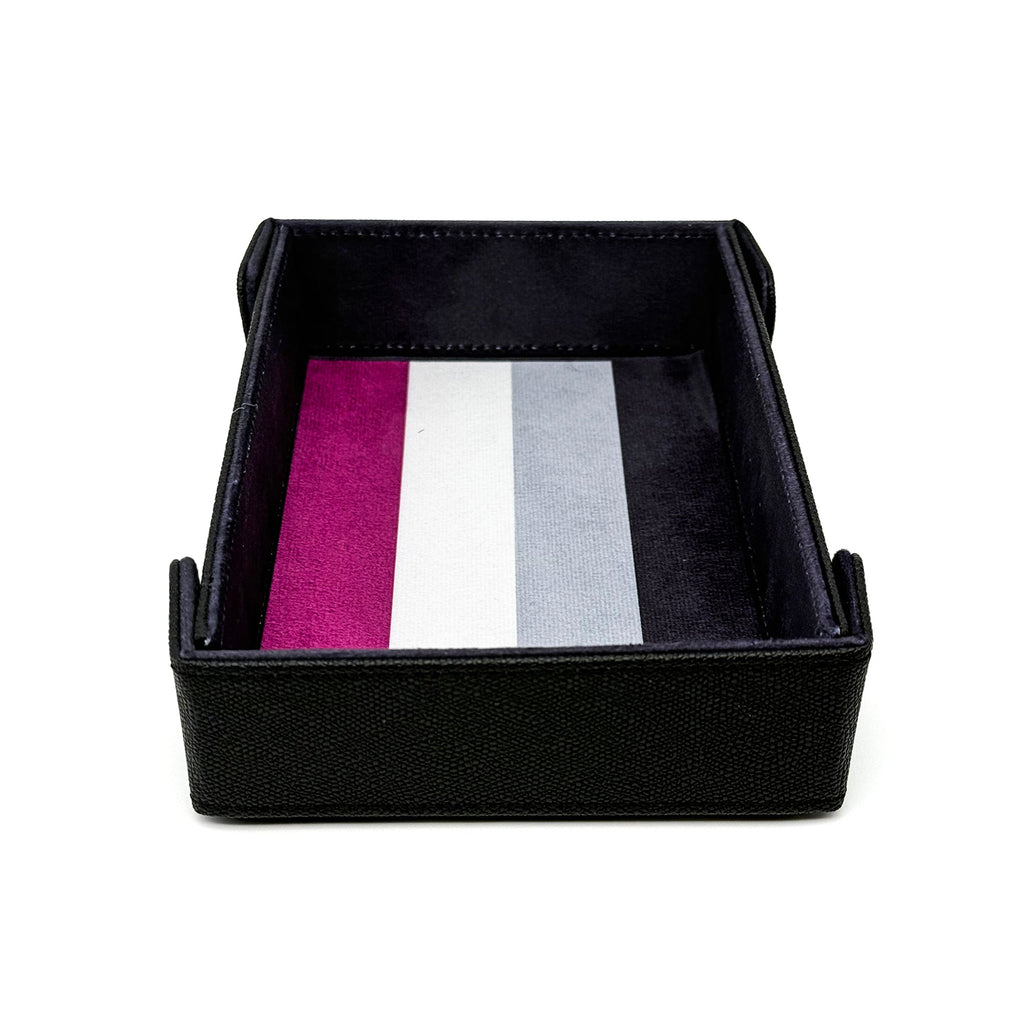Pride Dice Tray of Folding™ Magnetic - Asexual