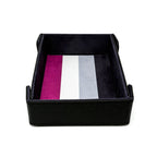 Pride Dice Tray of Folding™ Magnetic - Asexual