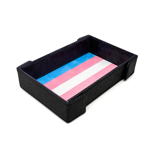 Pride Dice Tray of Folding™ Magnetic - Transgender