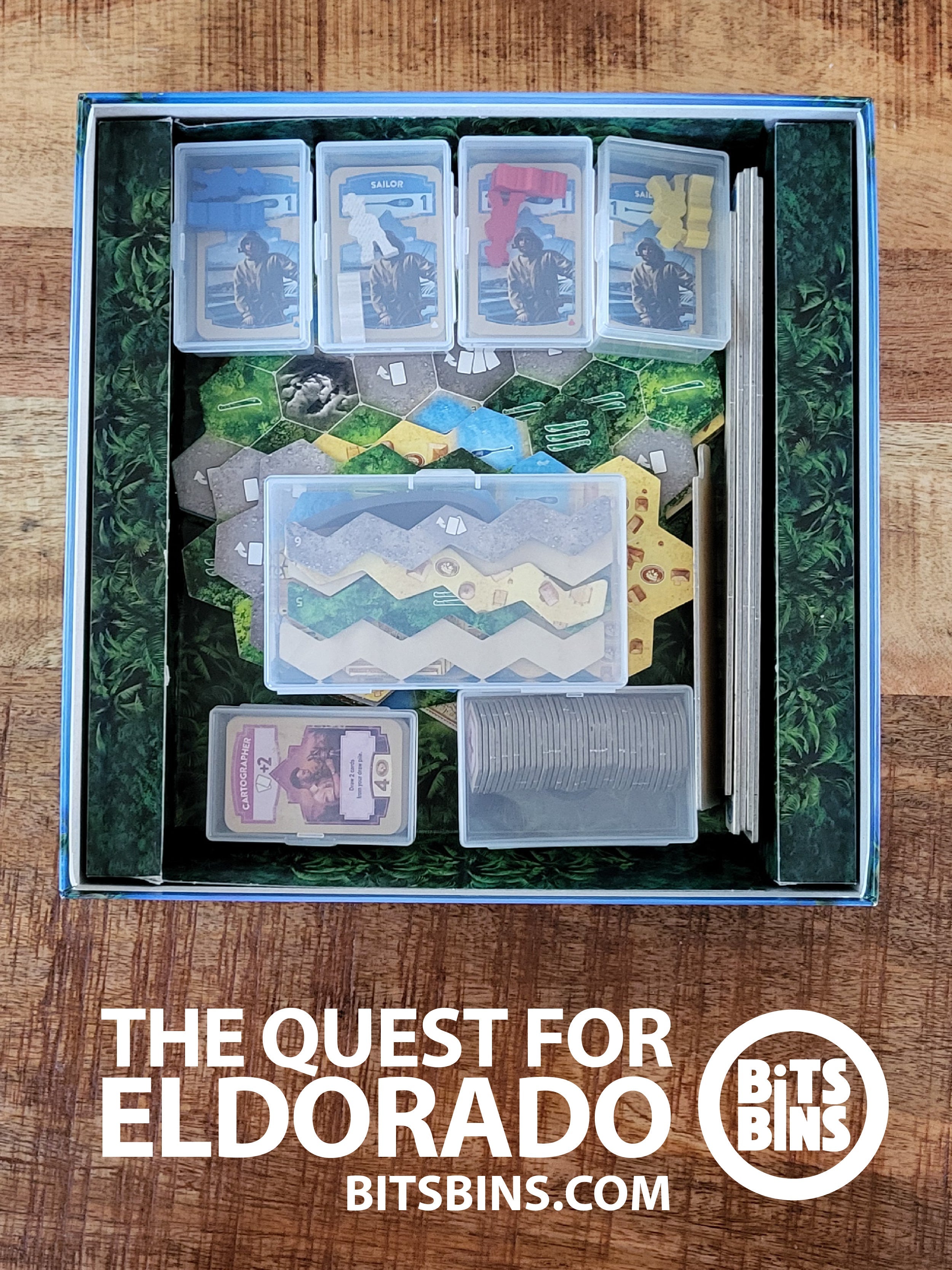 Bits Bins Quest for Eldorado, The (2017 1st ed.) - 5 Originals, 1 XL, 1 Tile - Out of Play