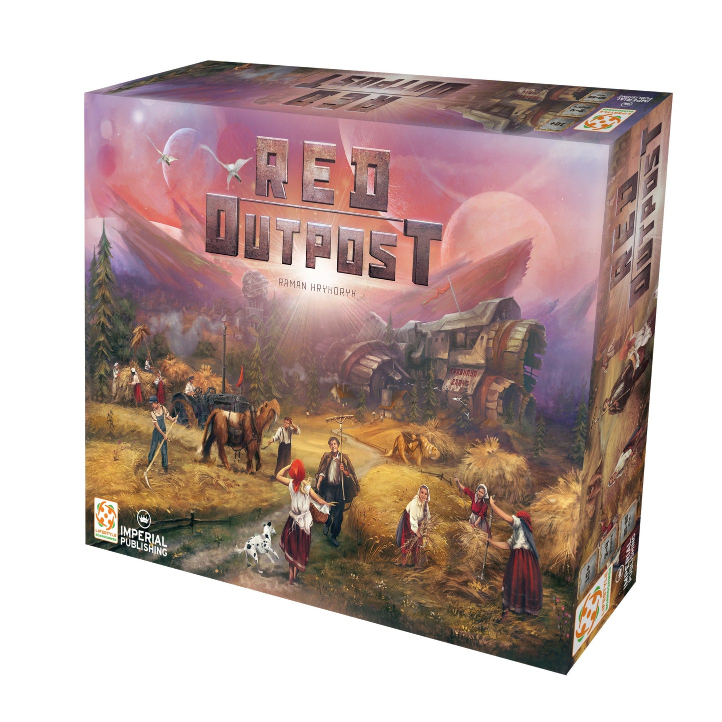 Red Outpost: 2-4 Player Communist Worker Placement Game - - Out of Play