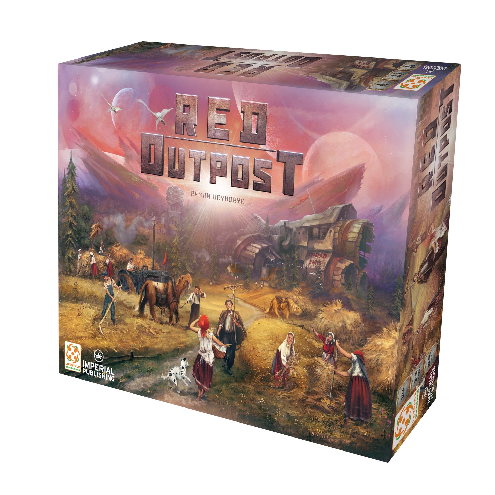 Red Outpost: 2-4 Player Communist Worker Placement Game - - Out of Play