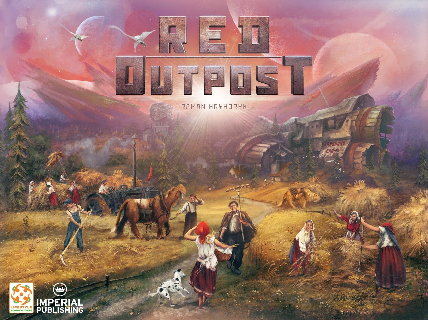 Red Outpost: 2-4 Player Communist Worker Placement Game - - Out of Play