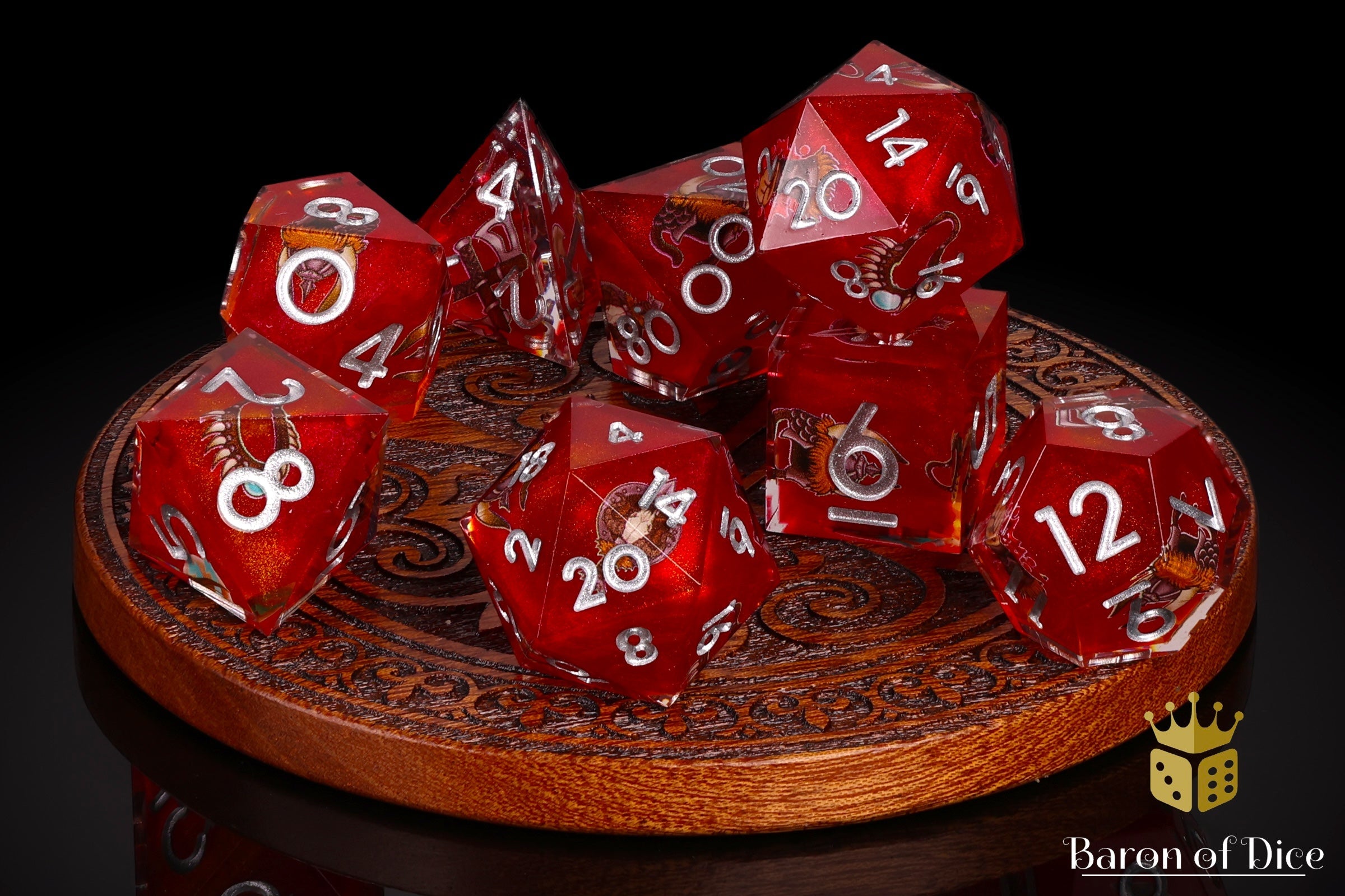 The Barbarian | 8-Piece RPG Set | Baron's Signature Series