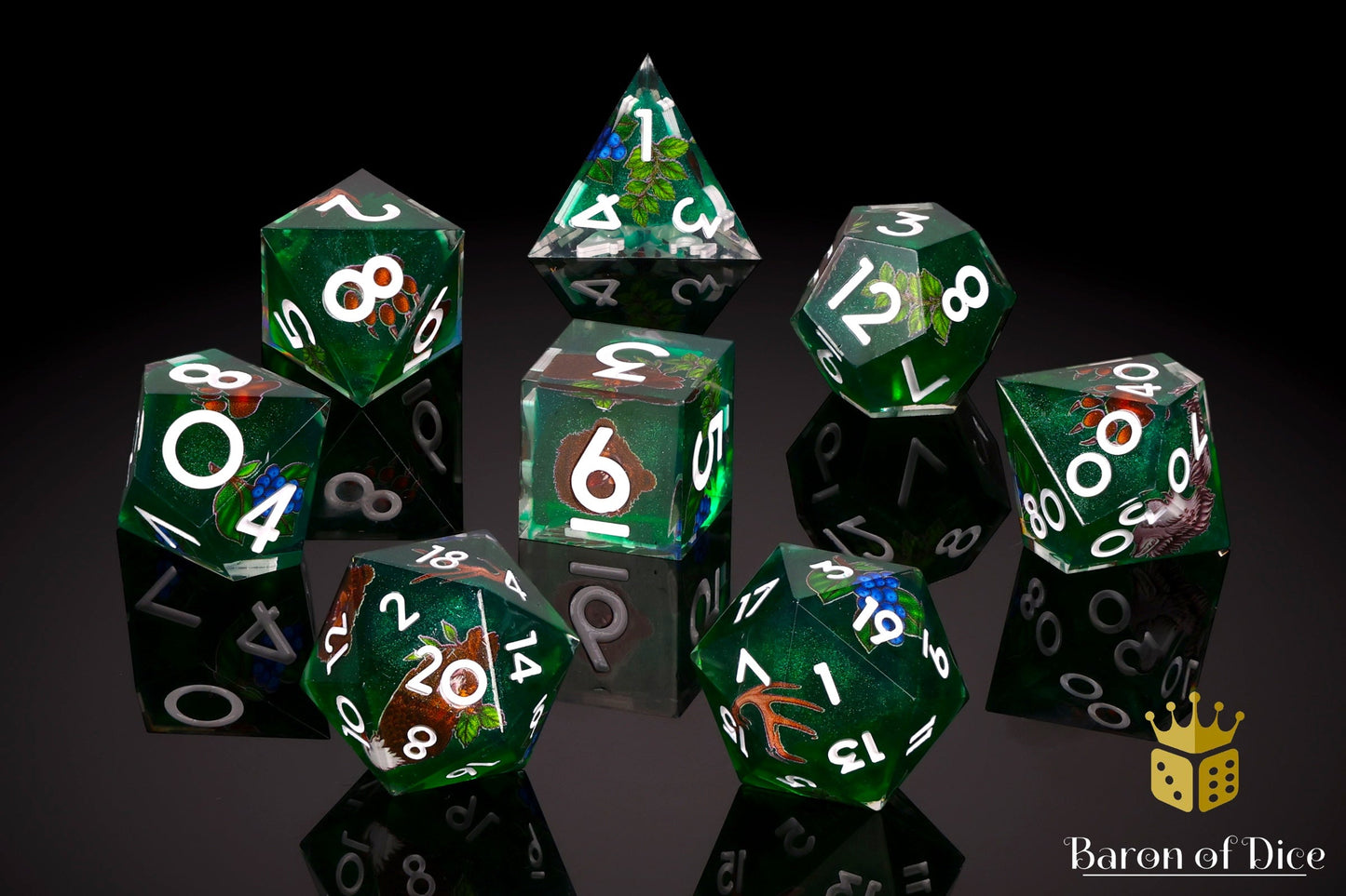 The Druid | 8-Piece RPG Set | Baron's Signature Series