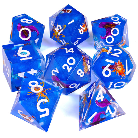 The Wizard | 8-Piece RPG Set | Baron's Signature Series