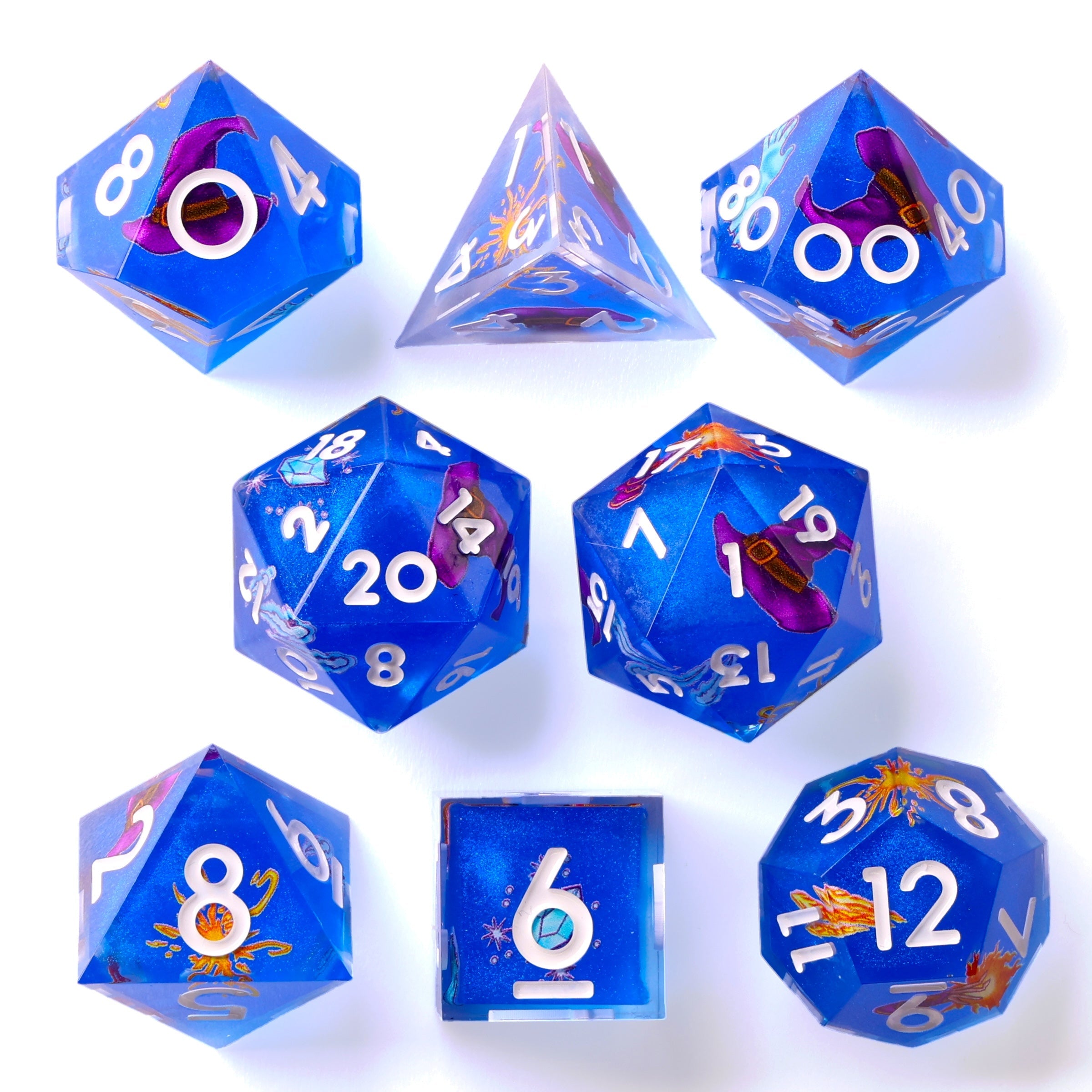 The Wizard | 8-Piece RPG Set | Baron's Signature Series