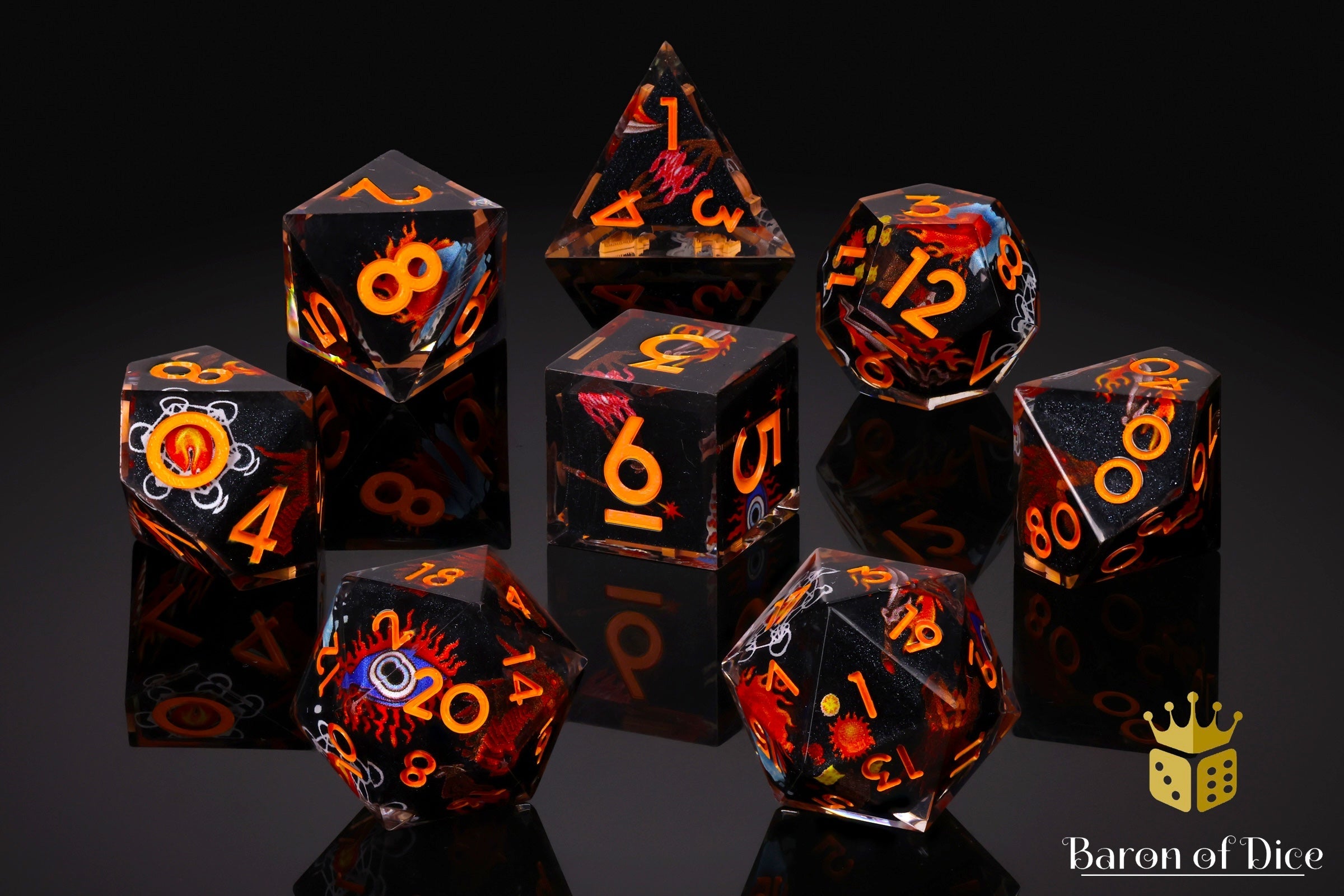 The Sorcerer | 8-Piece RPG Set | Baron's Signature Series