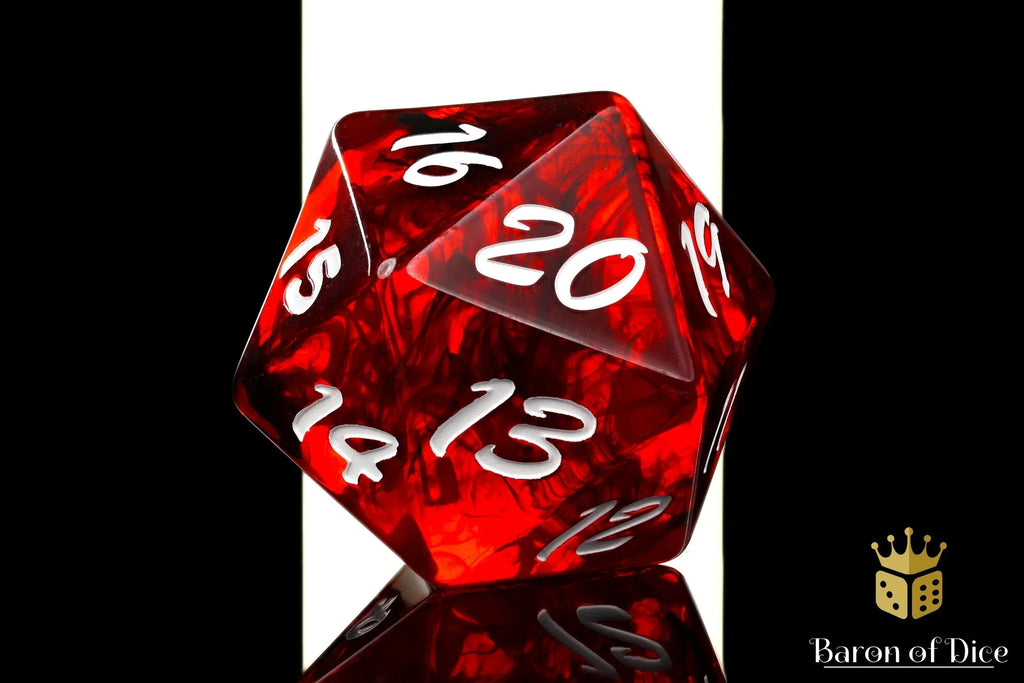 Big Ass D20 - Red Fire - Out of Play