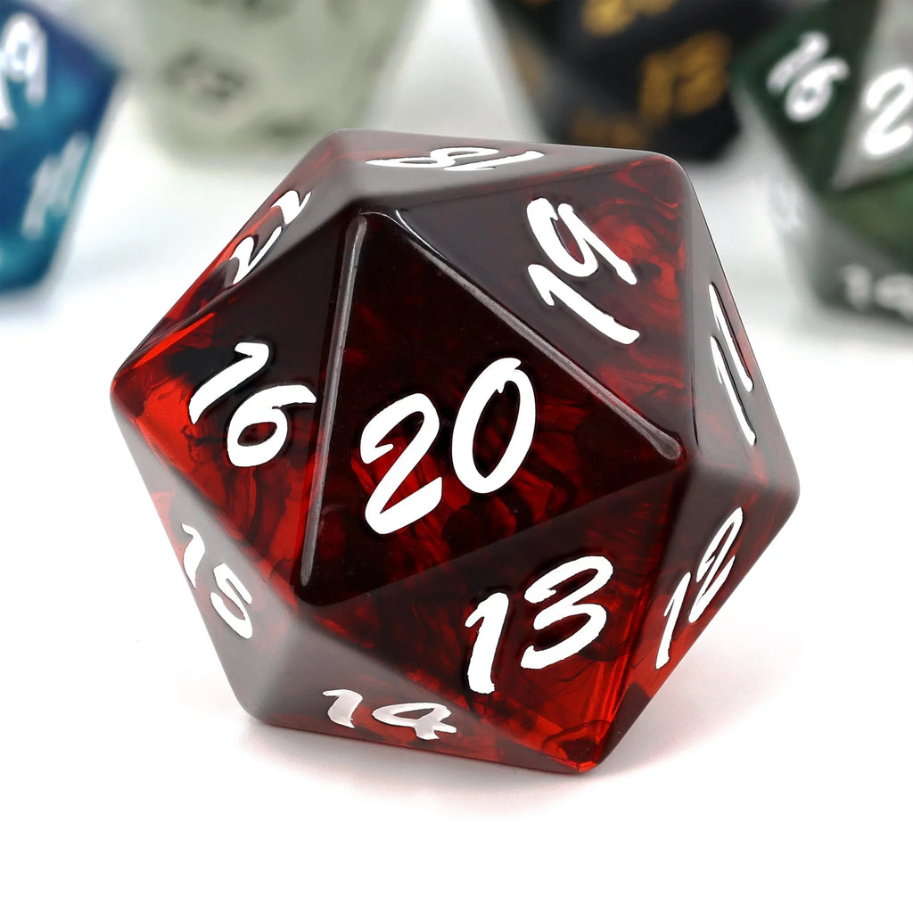 Big Ass D20 - Red Fire - Out of Play