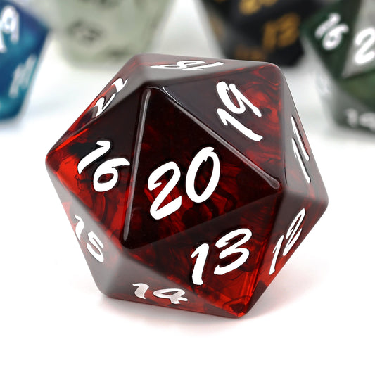 Big Ass D20 - Red Fire BaronOfDice