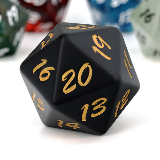 Big Ass D20 - Black Decay BaronOfDice