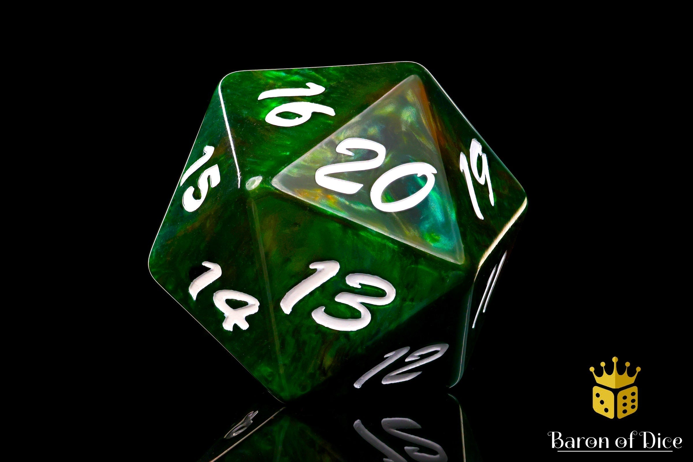 Big Ass D20 - Green Nature - Out of Play