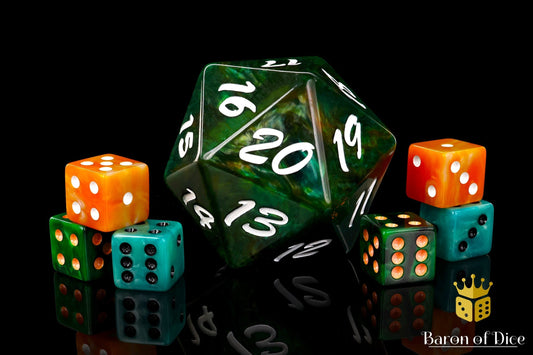 Big Ass D20 - Green Nature BaronOfDice