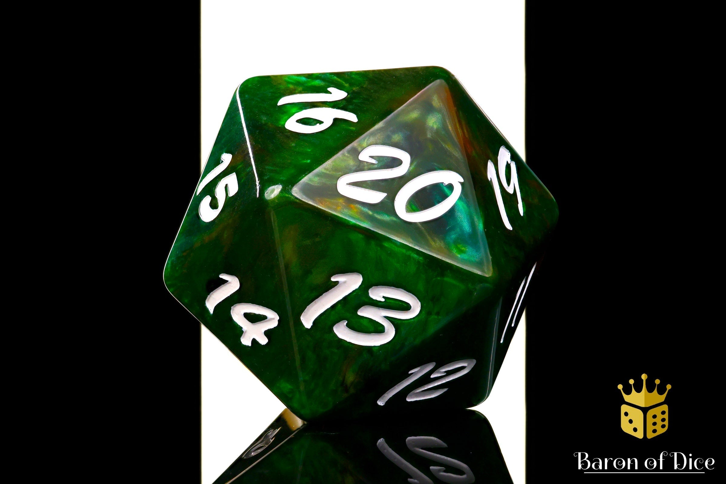 Big Ass D20 - Green Nature - Out of Play