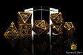 Sunken Treasure Metal RPG Dice Set - 7 Pieces - Out of Play