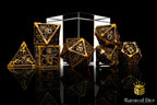 Sunken Treasure Metal RPG Dice Set - 7 Pieces - Out of Play