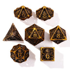 Sunken Treasure Metal RPG Dice Set - 7 Pieces - Out of Play