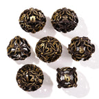 Nature's Wrath Metal RPG Dice Set - 7 Pieces - Out of Play